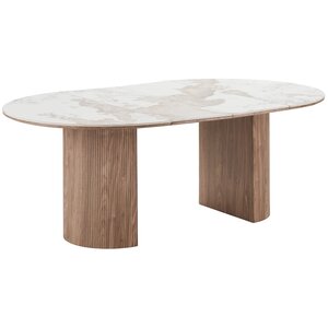 House Nordic Athens Keramiek Eettafel Uitschuifbaar Ø120 - 200 cm