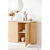 Larvik Graniet/Essenhout Dressoir met 3-Deuren Larvik Graniet/Essenhout Dressoir met 3-Deuren