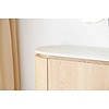 Larvik Graniet/Essenhout Dressoir met 3-Deuren Larvik Graniet/Essenhout Dressoir met 3-Deuren