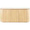 Larvik Graniet/Essenhout Dressoir met 3-Deuren Larvik Graniet/Essenhout Dressoir met 3-Deuren