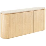 House Nordic Larvik Graniet/Essenhout Dressoir met 3-Deuren House Nordic Larvik Graniet/Essenhout Dressoir met 3-Deuren