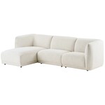 House Nordic Noor Gebroken Wit 3-Zits Bank + Chaise Lounge Links