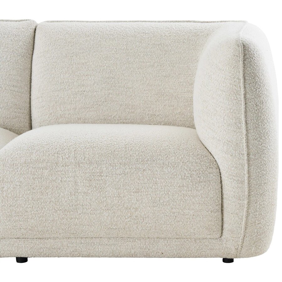 House Nordic Noor Gebroken Wit 3-Zits Bank + Chaise Lounge Links