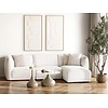 Noor Gebroken Wit 3-Zits Bank + Chaise Lounge Rechts