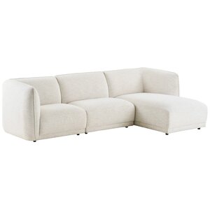 House Nordic Noor Gebroken Wit 3-Zits Bank + Chaise Lounge Rechts
