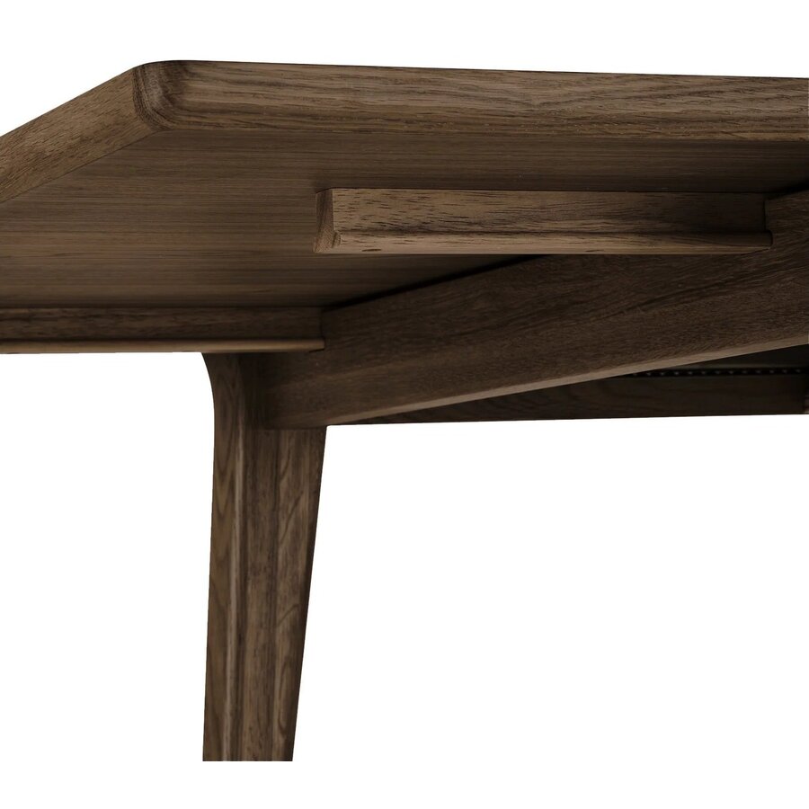 House Nordic Darwin Donkerbruin Eiken Eettafel Uitschuifbaar