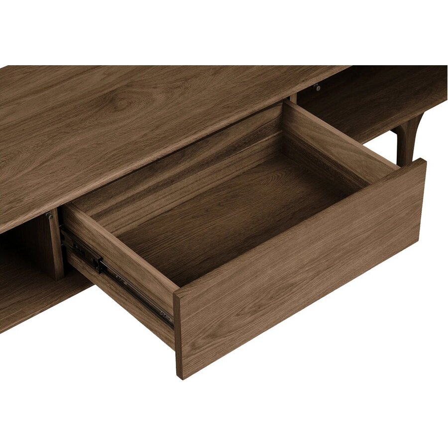 Darwin Donkerbruin Eiken TV meubel 2-Deuren 1-Lade House Nordic Darwin Donkerbruin Eiken TV meubel 2-Deuren 1-Lade
