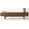 Darwin Donkerbruin Eiken TV meubel 2-Deuren 1-Lade Darwin Donkerbruin Eiken TV meubel 2-Deuren 1-Lade