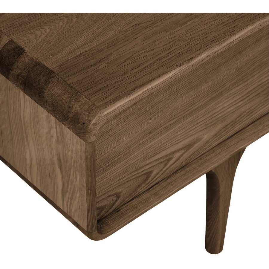 Darwin Donkerbruin Eiken TV meubel 2-Deuren 1-Lade House Nordic Darwin Donkerbruin Eiken TV meubel 2-Deuren 1-Lade