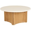 Motril Ronde Salontafel Cement / Essenhout