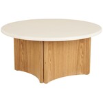 House Nordic Motril Ronde Salontafel Cement / Essenhout