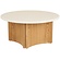 Motril Ronde Salontafel Cement / Essenhout