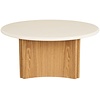 Motril Ronde Salontafel Cement / Essenhout