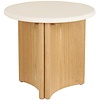 Motril Ronde Bijzettafel Cement / Essenhout Motril Ronde Bijzettafel Cement / Essenhout