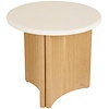 Motril Ronde Salontafel Set Cement / Essenhout Motril Ronde Salontafel Set Cement / Essenhout