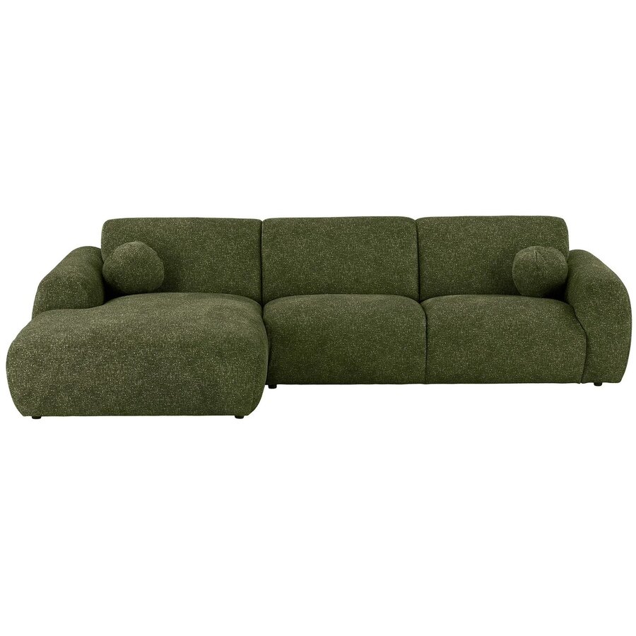 Clyde Olijfgroen 3-Zits Bank + Chaise Lounge Links House Nordic Clyde Olijfgroen 3-Zits Bank + Chaise Lounge Links