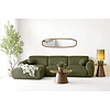Clyde Olijfgroen 3-Zits Bank + Chaise Lounge Links Clyde Olijfgroen 3-Zits Bank + Chaise Lounge Links