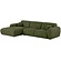 Clyde Olijfgroen 3-Zits Bank + Chaise Lounge Links Clyde Olijfgroen 3-Zits Bank + Chaise Lounge Links