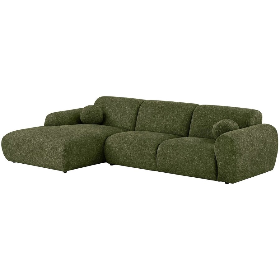 Clyde Olijfgroen 3-Zits Bank + Chaise Lounge Links House Nordic Clyde Olijfgroen 3-Zits Bank + Chaise Lounge Links