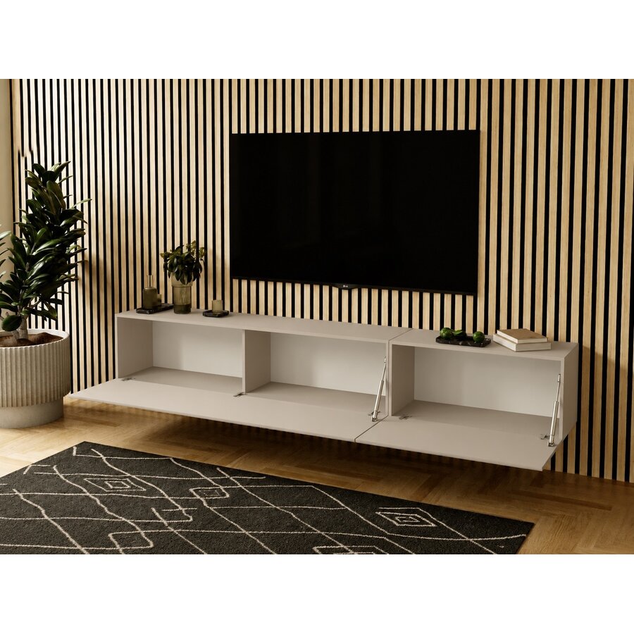 Valentino 207 cm Cashmere TV Wandmeubel Nova Design Valentino 207 cm Cashmere TV Wandmeubel