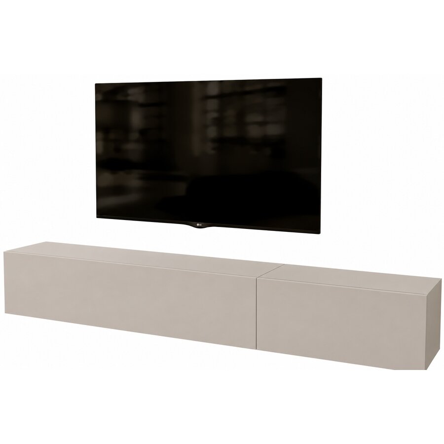 Valentino 207 cm Cashmere TV Wandmeubel Nova Design Valentino 207 cm Cashmere TV Wandmeubel