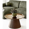 Orvieto Ronde Salontafel Glas/Essenhout Ø80 cm Orvieto Ronde Salontafel Glas/Essenhout Ø80 cm