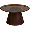 Orvieto Ronde Salontafel Glas/Essenhout Ø80 cm Orvieto Ronde Salontafel Glas/Essenhout Ø80 cm