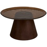 House Nordic Orvieto Ronde Salontafel Glas/Essenhout Ø80 cm House Nordic Orvieto Ronde Salontafel Glas/Essenhout Ø80 cm