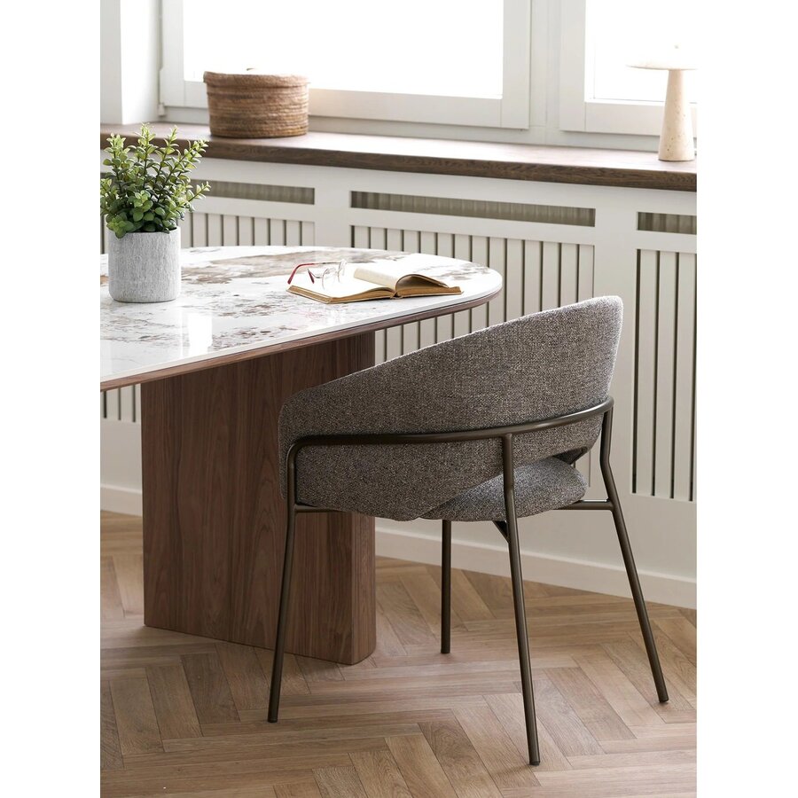 House Nordic Costa Eetkamerstoel Donkergrijs