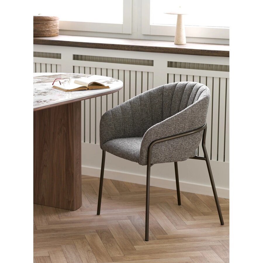 House Nordic Costa Eetkamerstoel Donkergrijs