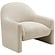 Zahara Loungestoel Beige Bouclé Zahara Loungestoel Beige Bouclé