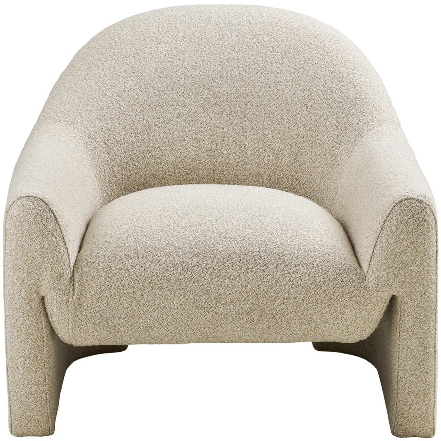 Zahara Loungestoel Beige Bouclé House Nordic Zahara Loungestoel Beige Bouclé