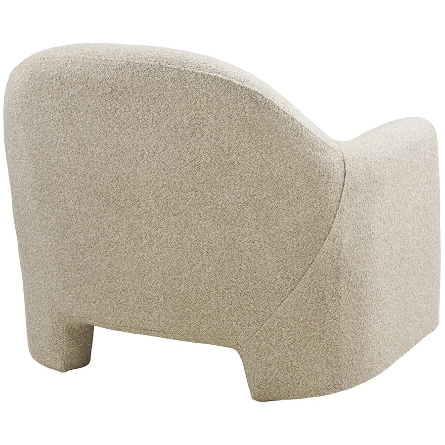 Zahara Loungestoel Beige Bouclé House Nordic Zahara Loungestoel Beige Bouclé