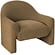 Zahara Loungestoel Goudbruin Bouclé Zahara Loungestoel Goudbruin Bouclé