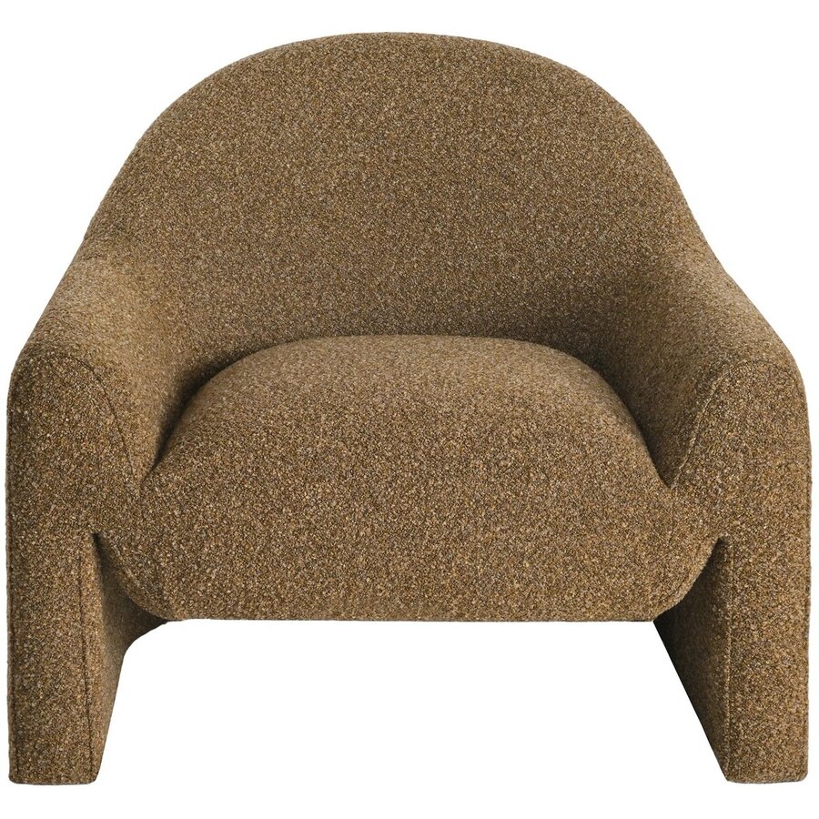 Zahara Loungestoel Goudbruin Bouclé House Nordic Zahara Loungestoel Goudbruin Bouclé