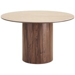 House Nordic Delphi Ronde Eettafel Travertin Ø120 cm
