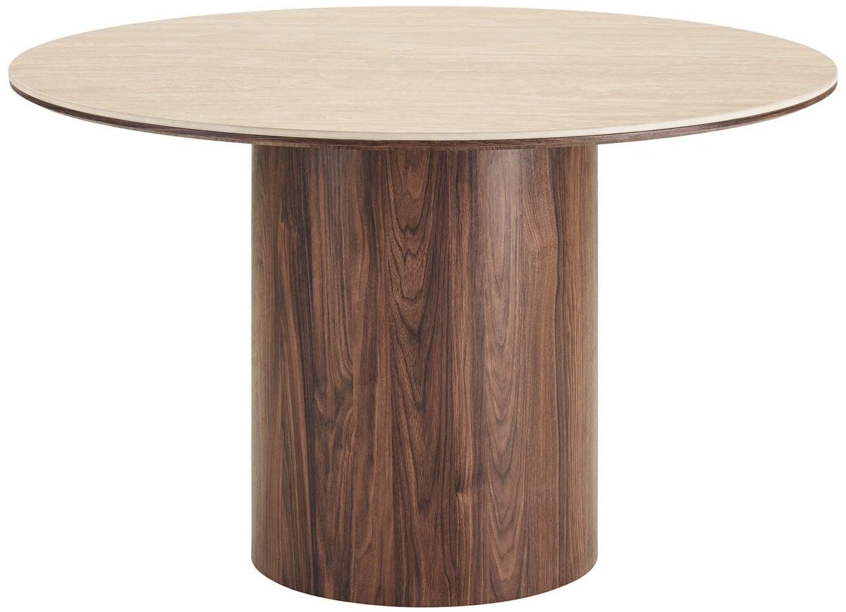 House Nordic Delphi Ronde Eettafel Travertin Ø120 cm