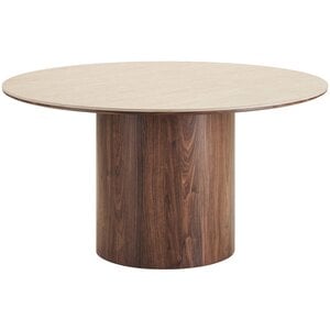 House Nordic Delphi Ronde Eettafel Travertin Ø140 cm