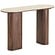 Delphi Ovale Sidetable Travertin W120 cm