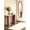Delphi Ovale Sidetable Travertin W120 cm