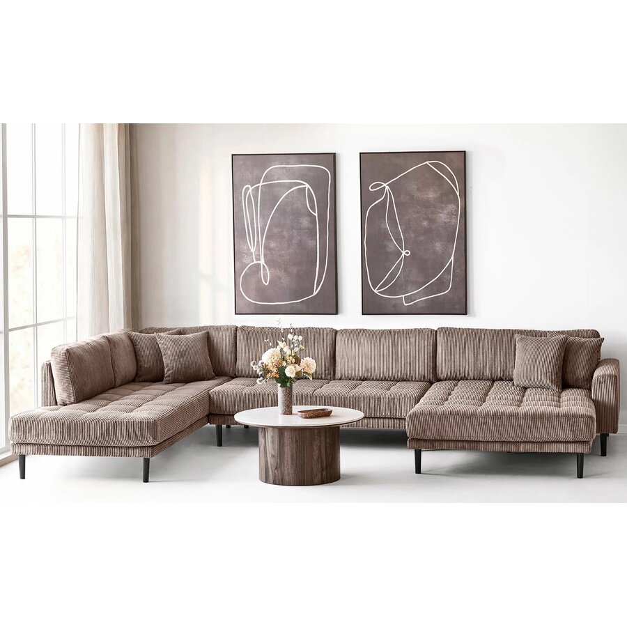 Delphi Ronde Salontafel Travertin Ø80 cm House Nordic Delphi Ronde Salontafel Travertin Ø80 cm