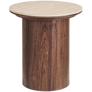 House Nordic Delphi Ronde Bijzettafel Travertin Ø45 cm