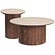 Delphi Ronde Salontafel Set Travertin Delphi Ronde Salontafel Set Travertin