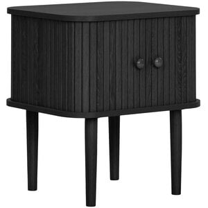 House Nordic Nikko Zwart Bijzettafel met 2 Deuren