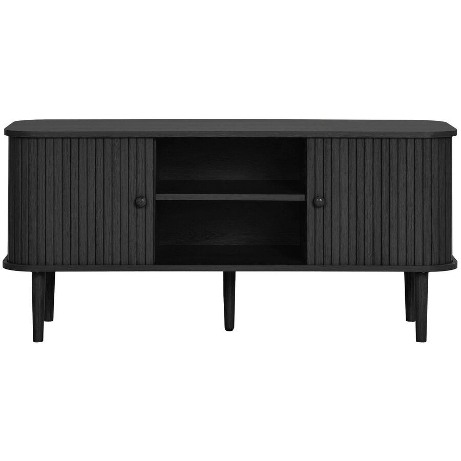 Nikko Zwart TV Meubel met 2 Deuren House Nordic Nikko Zwart TV Meubel met 2 Deuren