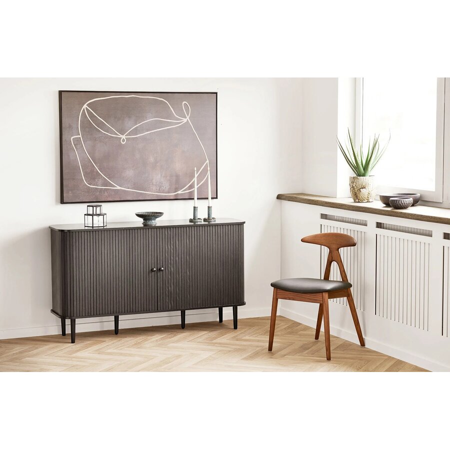 House Nordic Nikko Zwart Dressoir W140 cm