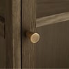 Zamora Donkerbruin Eiken / Glas Wandkast