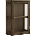 House Nordic Zamora Donkerbruin Eiken / Glas Wandkast