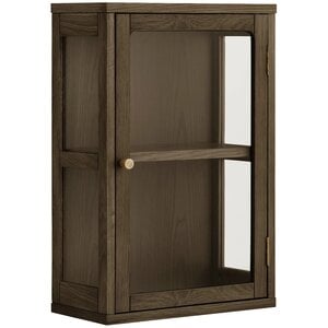 House Nordic Zamora Donkerbruin Eiken / Glas Wandkast