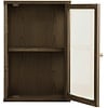 Zamora Donkerbruin Eiken / Glas Wandkast